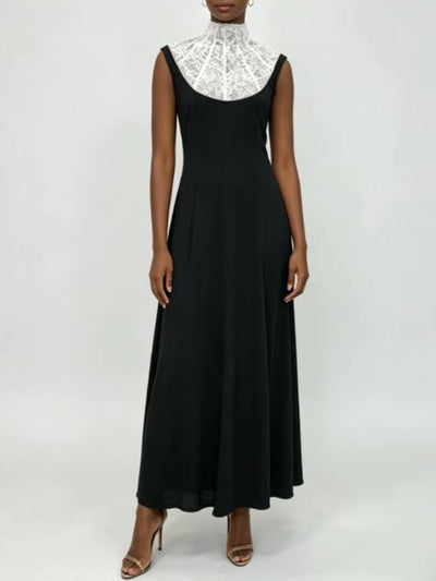 Ines Lace Trim Maxi Dress