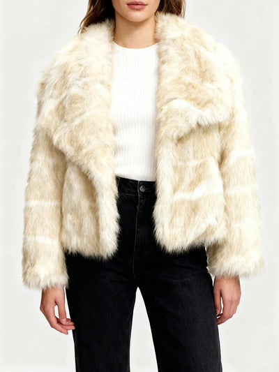 Isabella Faux Fur Cropped Jacket