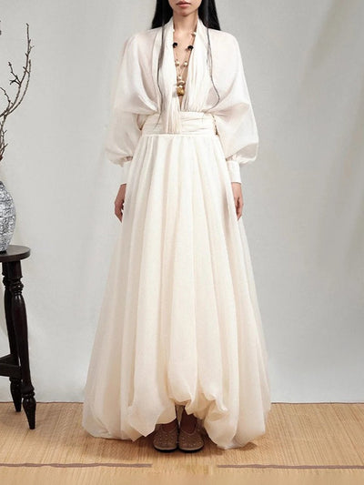 Journee Long Sleeve Maxi Dress