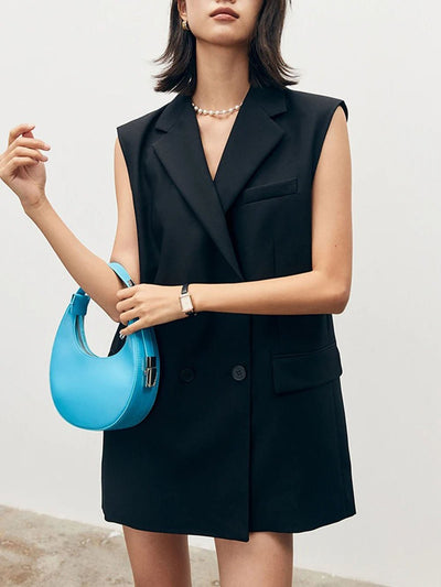 June Back Bow Sleeveless Mini Dress