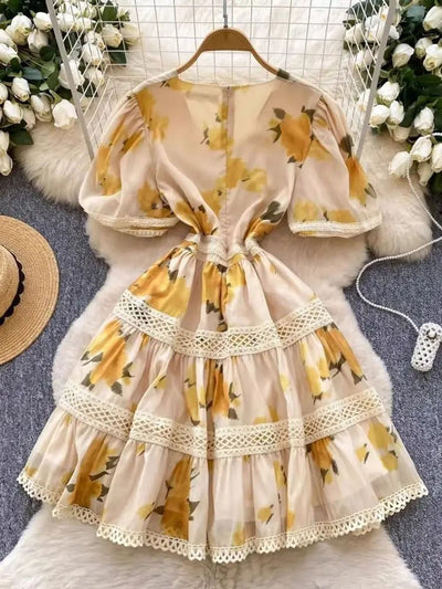 Kira Flower Mini Dress
