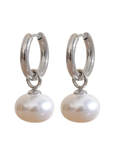 Laycee Imitation Pearls Drop Stainless Earring