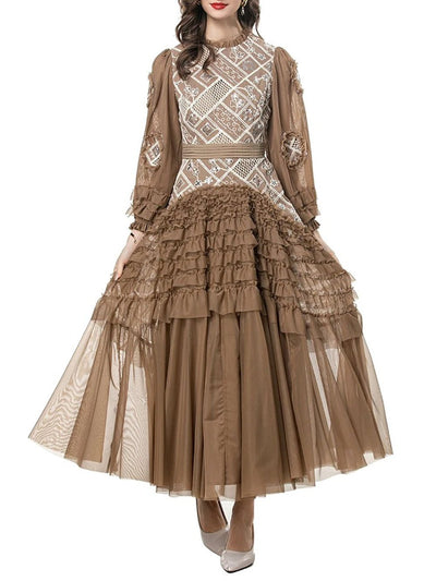 Liliana Ruffled Midi Dress