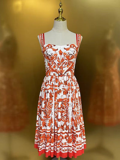 Lucia Baroque Floral Mini Dress