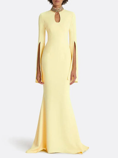 Lucia Embellished Keyhole Gown