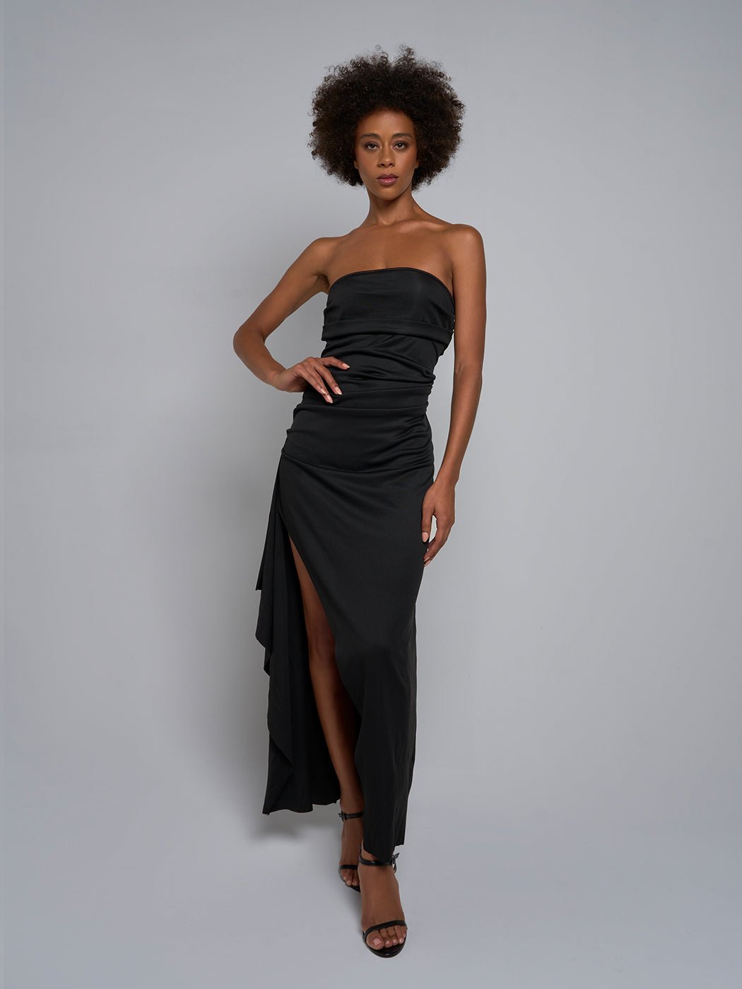 marcia maxi dress Lingua Franca Marcia Sleeveless A-Line Maxi Dress