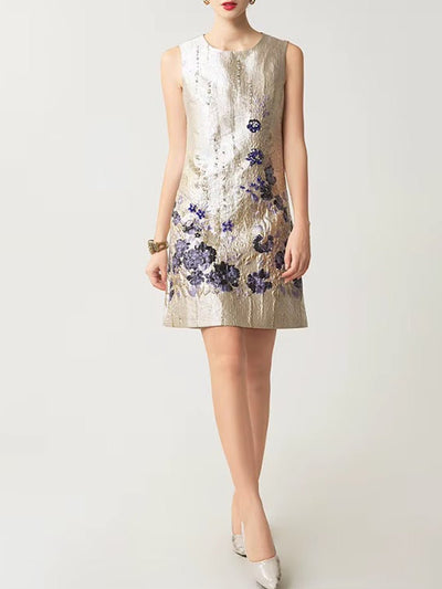 Margot Embroidered Floral Mini Dress