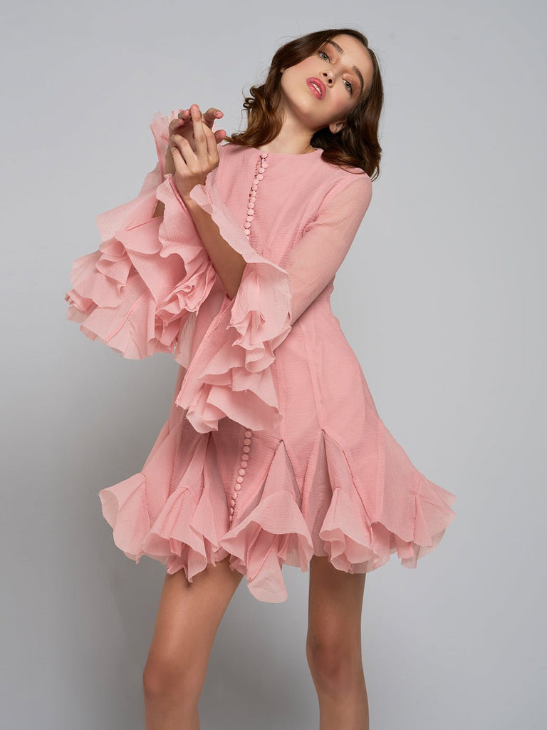 Marita Chiffon Mini Dress - Glory Connection
