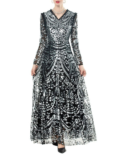 Mary Sequin Maxi Dress