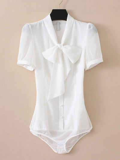 Molly Short Sleeve Bodysuit Shirt With Pantie