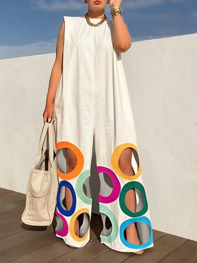 Noelle Riviera Circle Jumpsuit