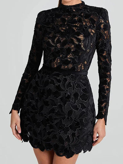 Ophelia Casual Long Sleeve Mini Dress