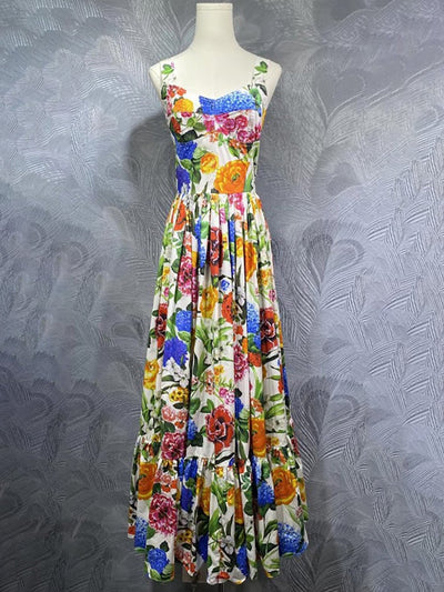 Paloma Garden Print Maxi Dress