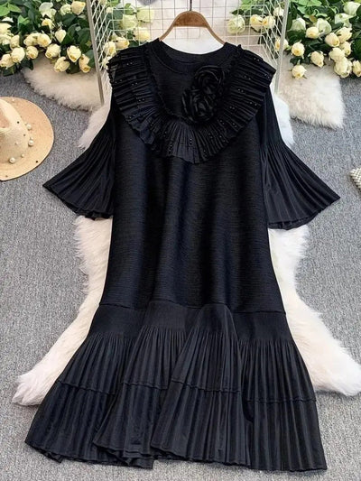 Penelope Flare Sleeve Midi Dress