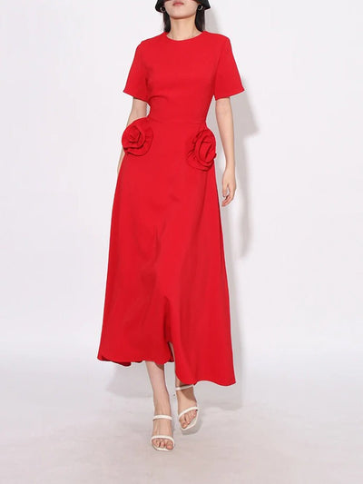 Raeline Applique Midi Dress