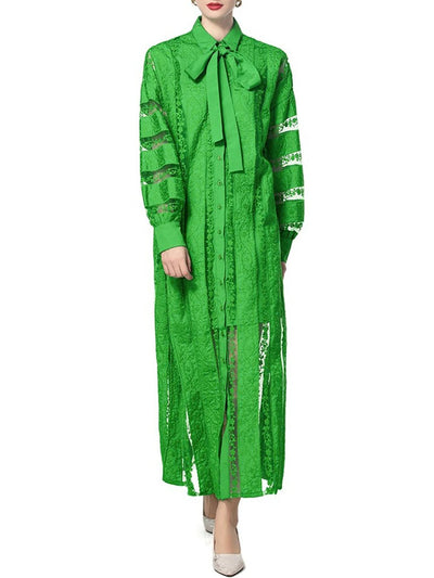 Remi Lantern Sleeve Midi Dress
