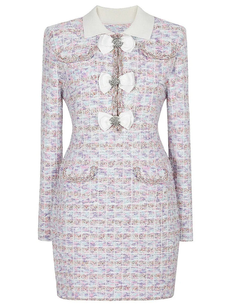 River Crystal Woolen Knitted Midi Dress - Glory Connection