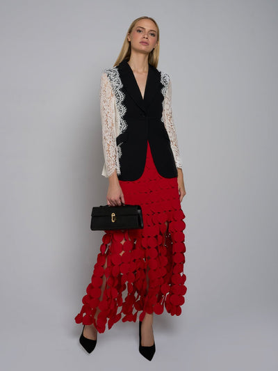Safina Mesh Long Blazer