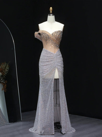 Sandra Bead Sequin Maxi Dress