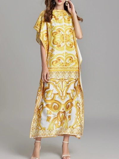 Shane Porcelain Split Maxi Dress