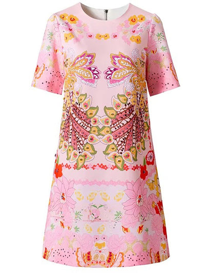 Sienna Paisley Floral Mini Dress