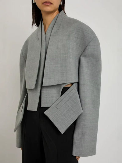 Simone Sculpted Cropped Jacket