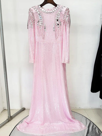 Solana Sequin Embellished Maxi Dress