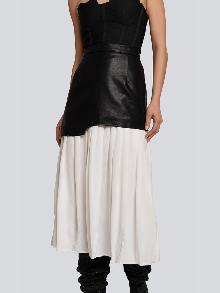 Tory Pleated Midi Skirt - Glory Connection