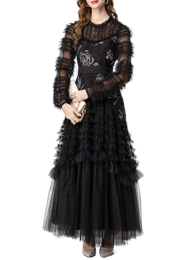 Valentina Long Sleeve Maxi Dress