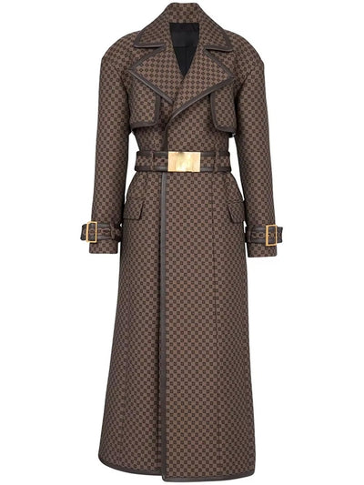 Vivienne Monogram Belted Trench Coat