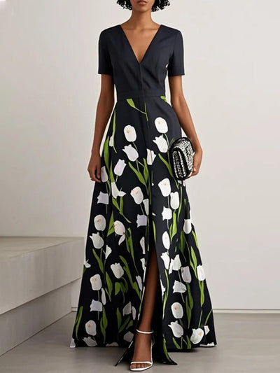 Willow Short Sleeves Maxi Dress