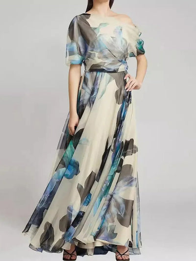 Zoe One Shoulder Maxi Dress