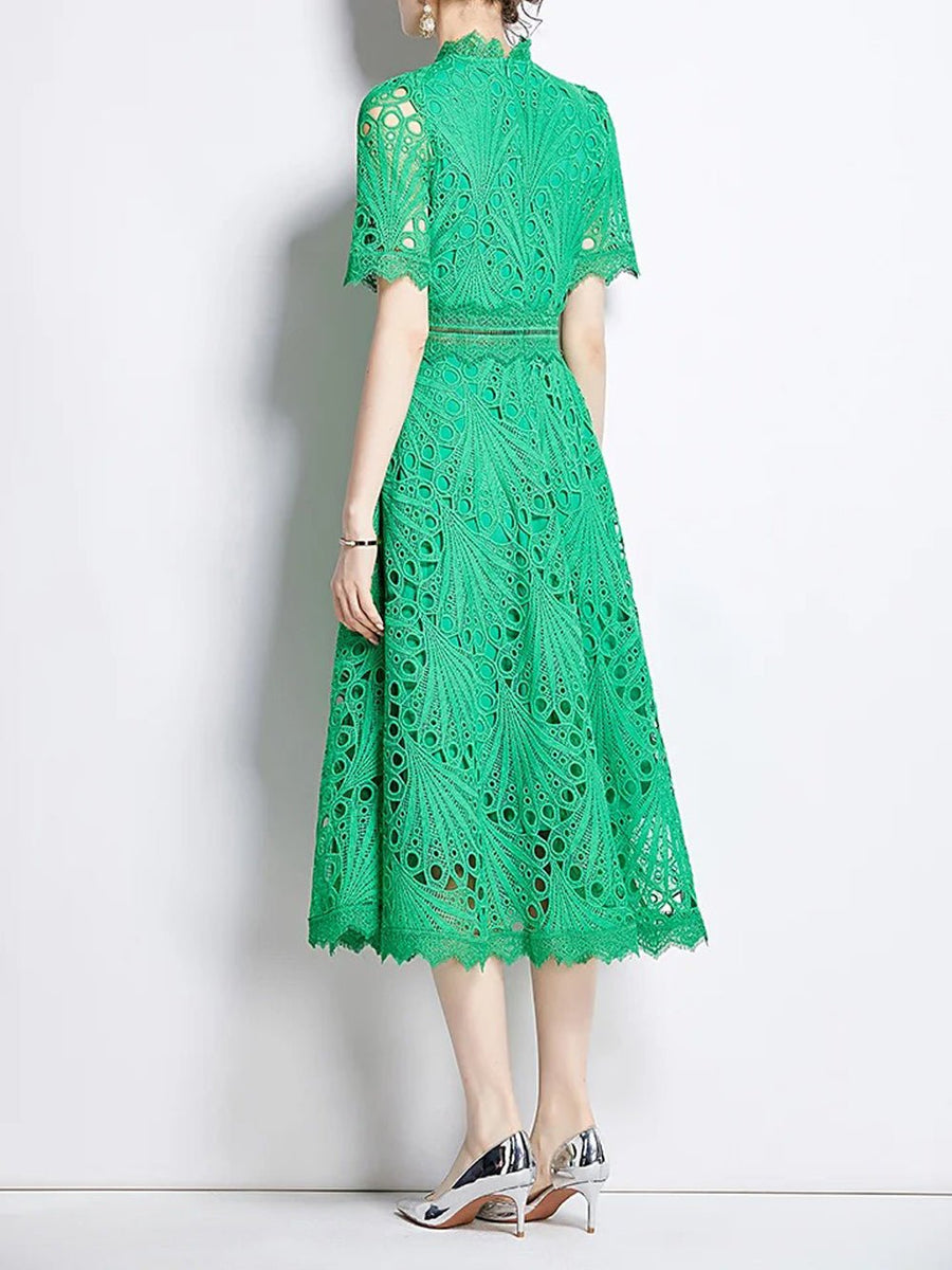 Zynab Hollow Out Midi Dress | Glory Connection