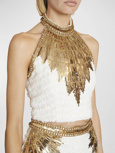 Addie Diamond Beaded Tank Top