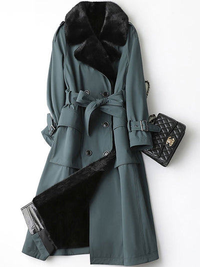 Aiden Double-Breasted Belt Coat