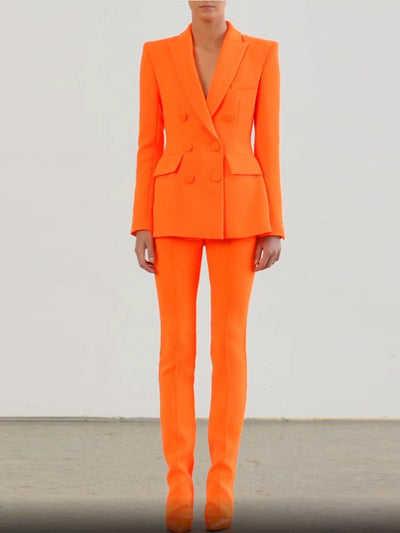 Anais Double-Breasted Blazer & Pants Set