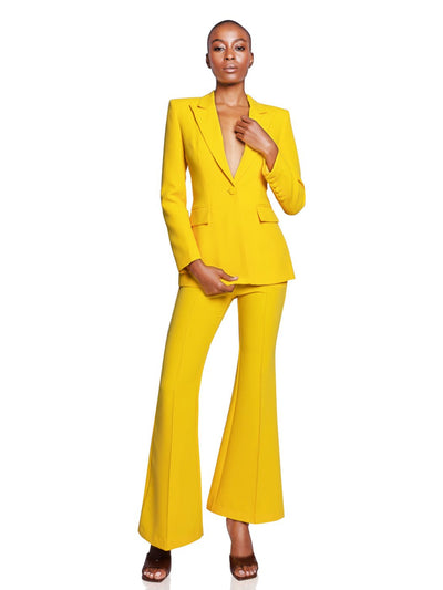 Bahira Blazer + Pants Set in Yellow