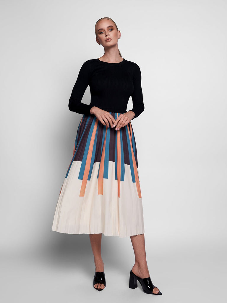 Deora Knitted Midi Dress - Glory Connection