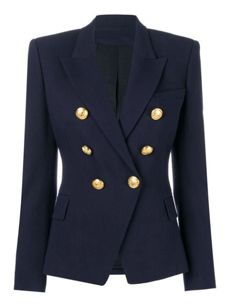 Double-Breasted Navy Blazer | Glory Connection