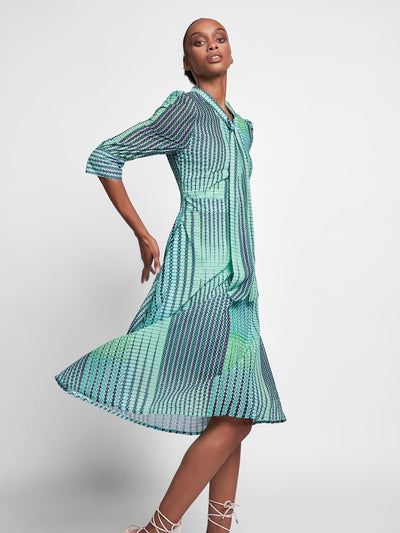 Hinna Chiffon Midi Dress