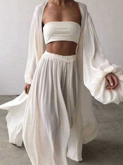 Karina Leg Pants Coat Set