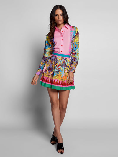 Kendall Top + Skirt Set in Pink