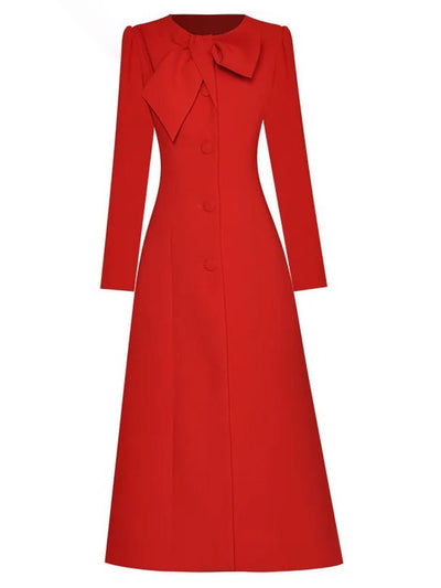 Malia Single-Breasted Split Maxi Dress