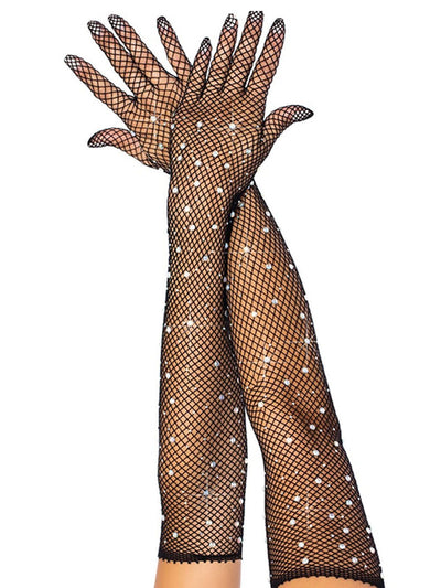 Mariana Diamonds Gloves in Black