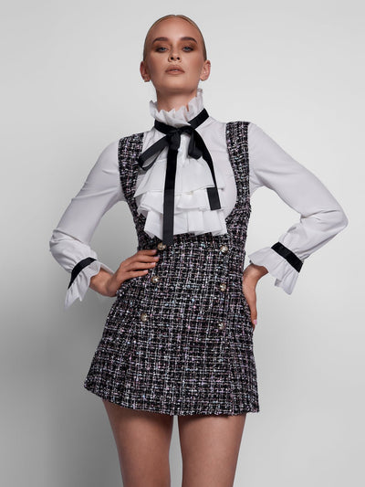Megan Bow Blouse + Dress Set