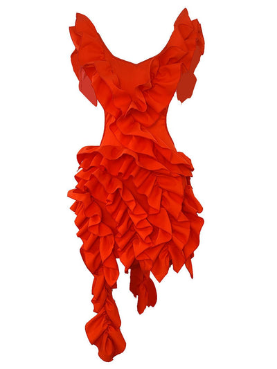 Mia Asymmetrical Ball Gown Dress