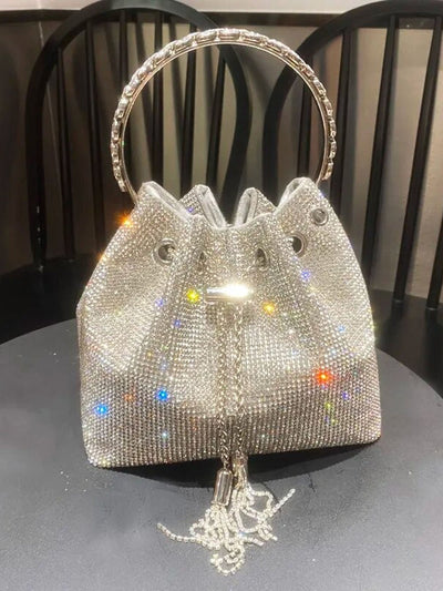Nevaeh Rhinestone Shoulder Bag