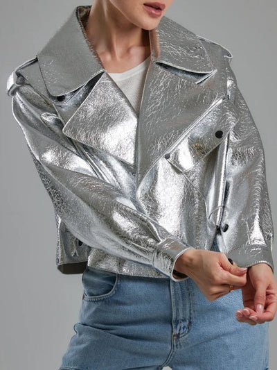 Norah Faux Leather Moto Jacket
