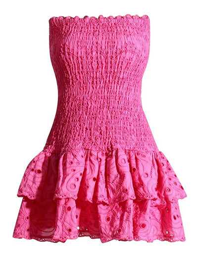 Penny Hollow Out Backless Mini Dress