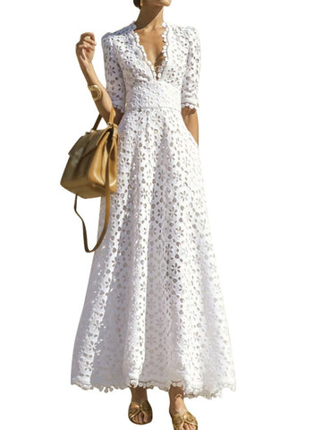 Quinn White Dress - Glory Connection